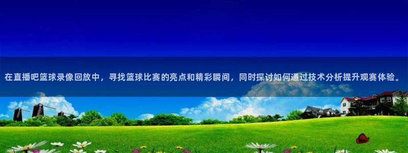 雨燕直播体育免费观看：在直播吧篮球录像回放中，寻找篮球比赛的亮点和精彩瞬间，同时探讨如何通过技术分析提升观赛体验。