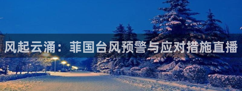 雨燕足球直播高清直播：风起云涌：菲国台风预警与应对措施直播
